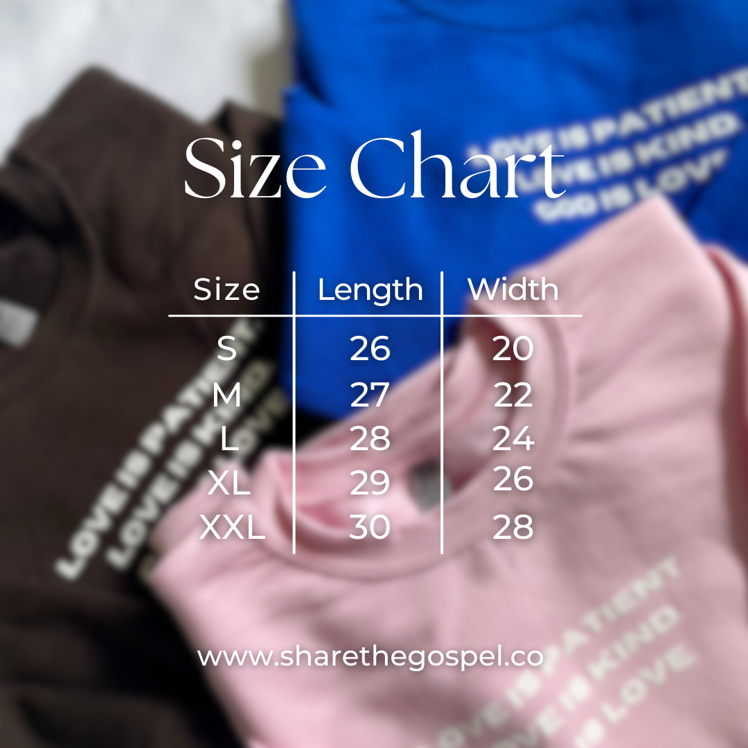 'God is Love' Brown Crewneck