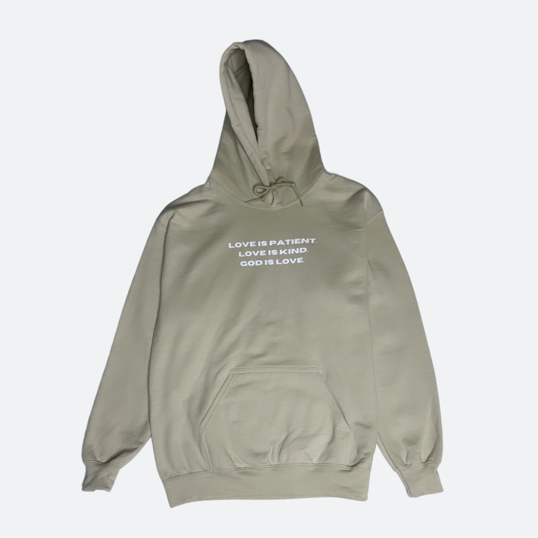 'God is Love' Sand Hoodie