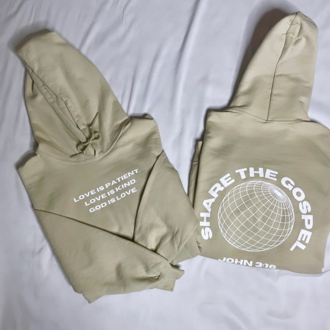 'God is Love' Sand Hoodie